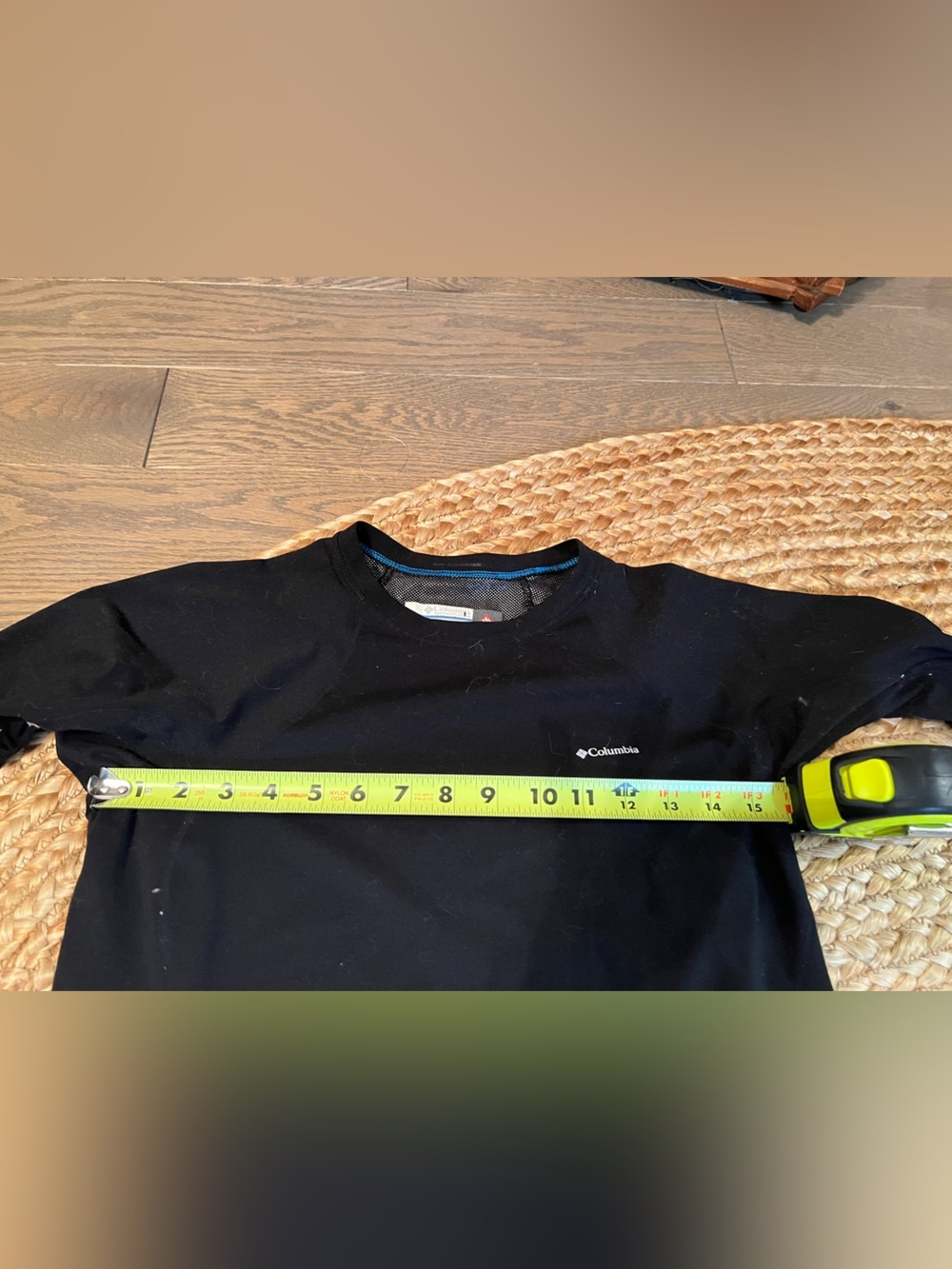 Columbia Omni-Heat Black Long Sleeve Base Layer Top Size Large - Picture 6 of 6